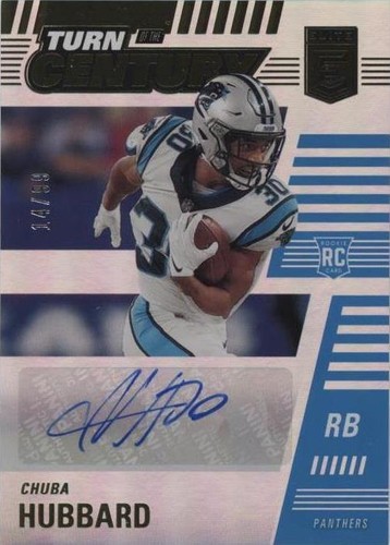 2021 Panini Chronicles Chuba Hubbard #TOC-CHU