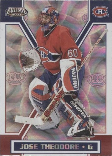 2002-03 Pacific Exclusive - Jose Theodore #94