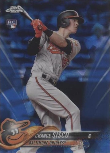2018 Topps Chrome Sapphire Edition - Chance Sisco #185