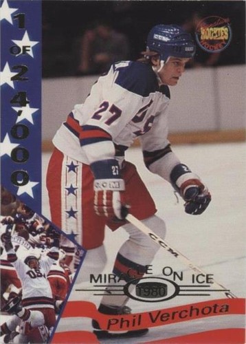 1995 Signature Rookies Miracle on Ice 1980 - Phil Verchota #37