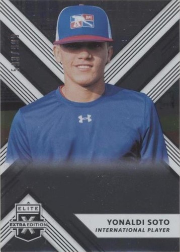 2018 Panini Elite Extra Edition - Yonaldi Soto #176