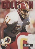 1992 Skybox Impact Monte Coleman #266