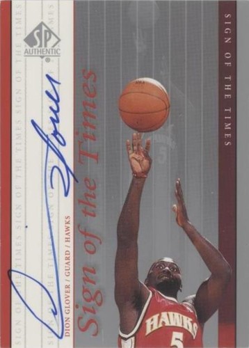 1999-00 SP Authentic - Dion Glover #DG