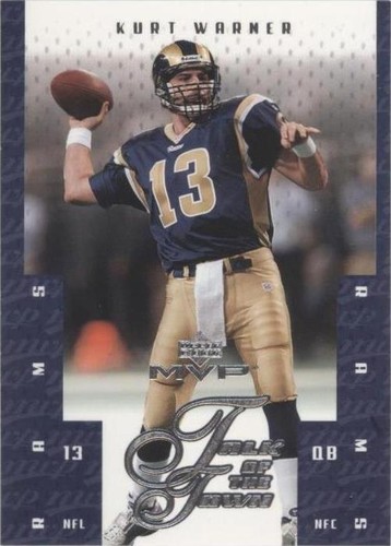 2003 Upper Deck MVP Kurt Warner #TT-13