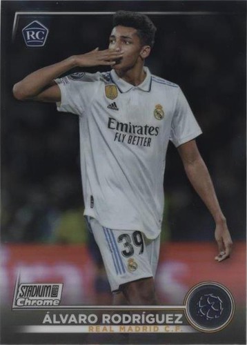 2022-23 Topps Stadium Club Chrome UEFA Club Competitions Alvaro Rodriguez #90