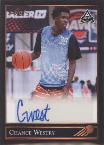 2021-22 Leaf Memories - Chance Westry #BG-CW2