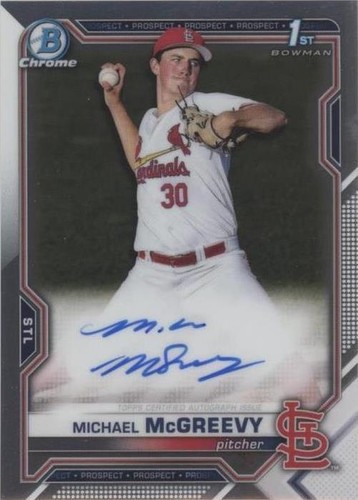 2021 Bowman Draft - Michael McGreevy #CDA-MMCG