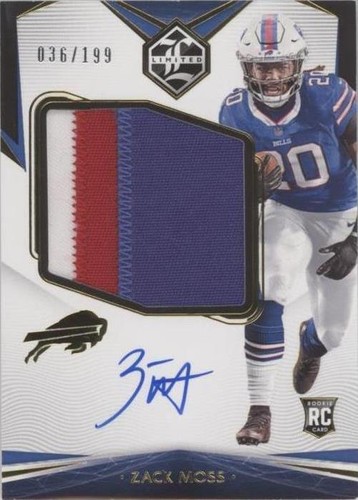 2020 Panini Limited Zack Moss #177