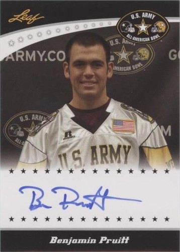 2011 Leaf U.S. Army All-American Bowl Benjamin Pruitt #TA-BP1