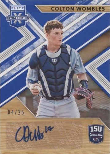 2019 Panini Elite Extra Edition - Colton Wombles #15U-CW