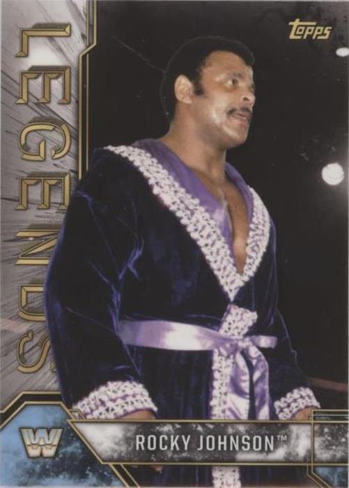 2017 Topps Legends of the WWE - Rocky Johnson #76
