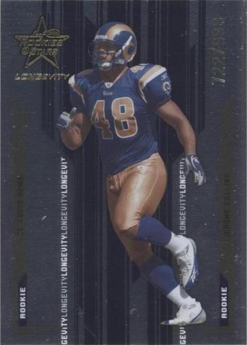 2005 Leaf Rookies & Stars Longevity Jerome Collins #158