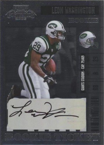 2006 Playoff Contenders Leon Washington #170