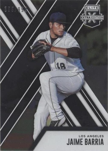 2017 Panini Elite Extra Edition - Jaime Barria #100