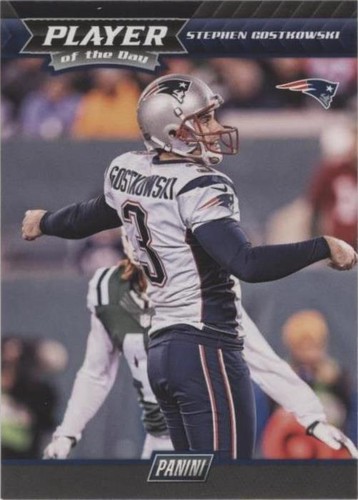 2017 Panini Player of the Day Stephen Gostkowski #2