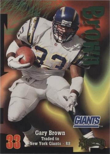 1998 Skybox Thunder Gary Brown #101