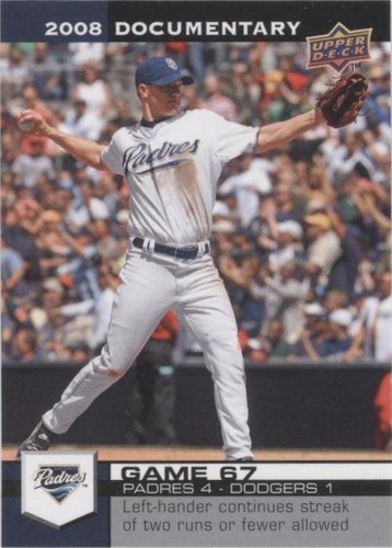 2008 Upper Deck Documentary - Jake Peavy #2027