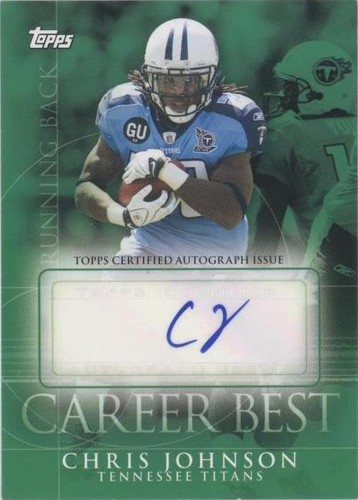 2009 Topps Chris Johnson #CBA-CJ