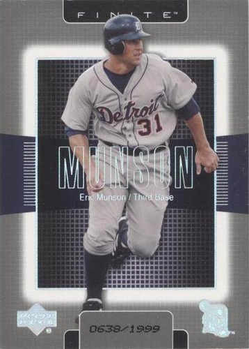 2003 Upper Deck Finite - Eric Munson #39