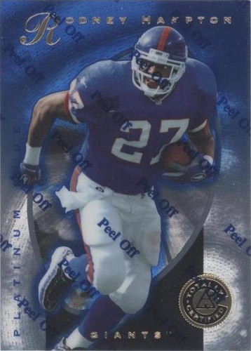 1997 Pinnacle Totally Certified Rodney Hampton #99