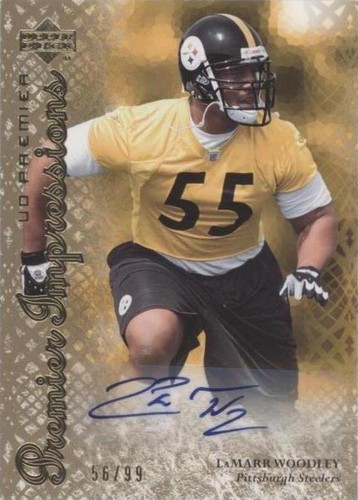 2007 UD Premier LaMarr Woodley #PI-LW