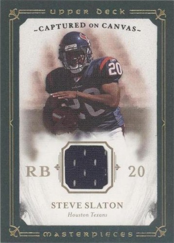 2008 Upper Deck Masterpieces Steve Slaton #CC58