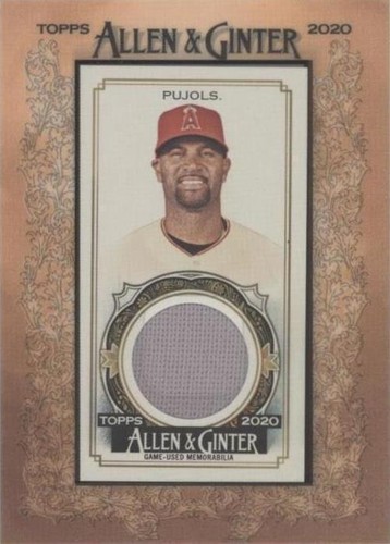2020 Topps Allen & Ginter's - Albert Pujols #MFR-APU