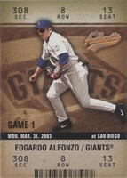 2003 Fleer Authentix - Edgardo Alfonzo #81