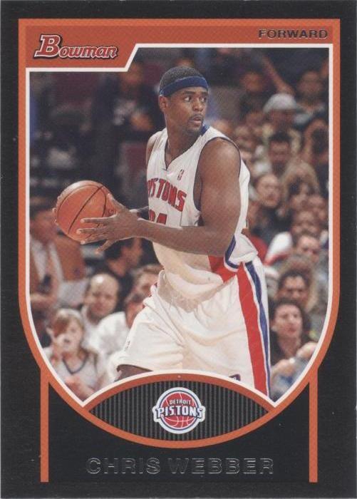 2007-08 Bowman Draft Picks & Stars - Chris Webber #84