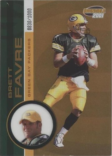2001 Pacific Invincible Brett Favre #87
