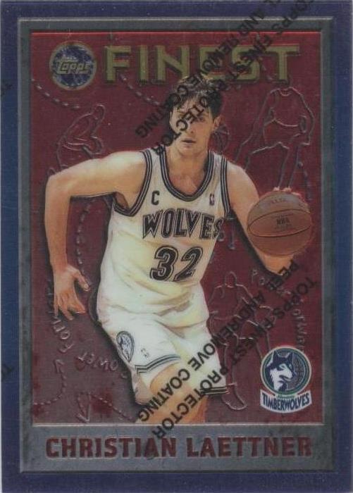 1995-96 Topps Finest - Christian Laettner #104