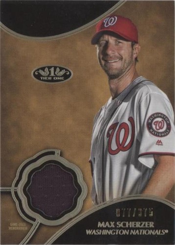 2019 Topps Tier One - Max Scherzer #T1R-MS