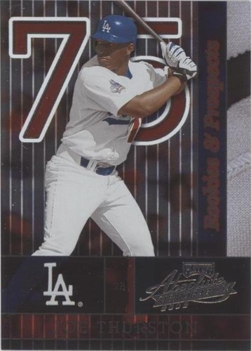 2002 Playoff Absolute Memorabilia - Joe Thurston #167