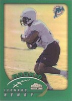 2002 Topps Chrome Leonard Henry #213