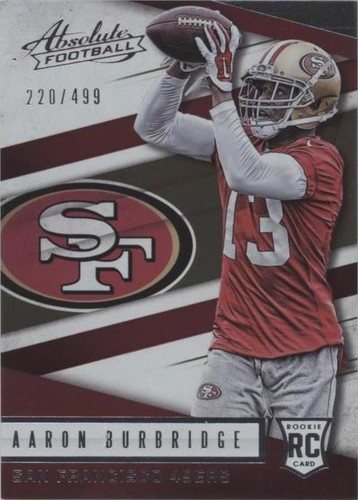 2016 Panini Absolute Aaron Burbridge #166