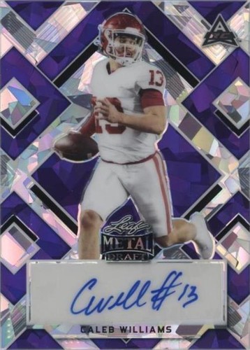 2022 Leaf Metal Draft Caleb Williams #BA-CW1
