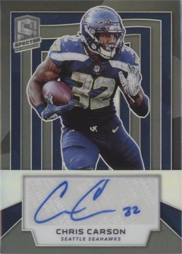 2019 Panini Spectra Chris Carson #S-CCA