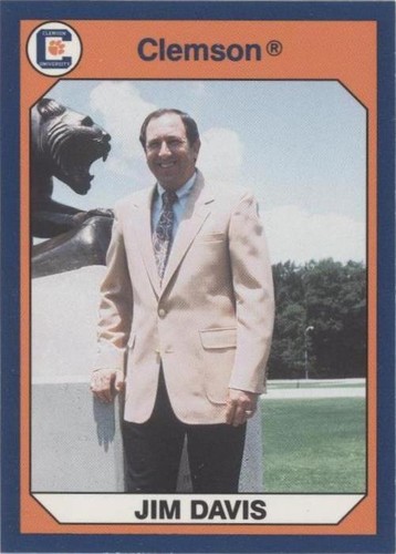1990 Collegiate Collection Clemson Tigers - Jim Davis #148