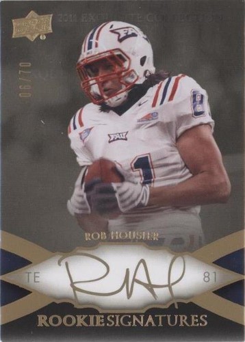 2011 Upper Deck Exquisite Collection Rob Housler #70
