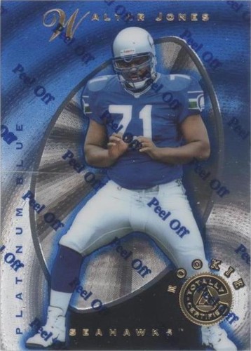 1997 Pinnacle Totally Certified Walter Jones #134