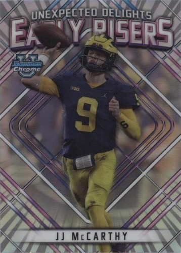 2023 Bowman University Chrome J.J. McCarthy #ER-3