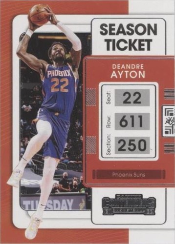2021-22 Panini Contenders - Deandre Ayton #19