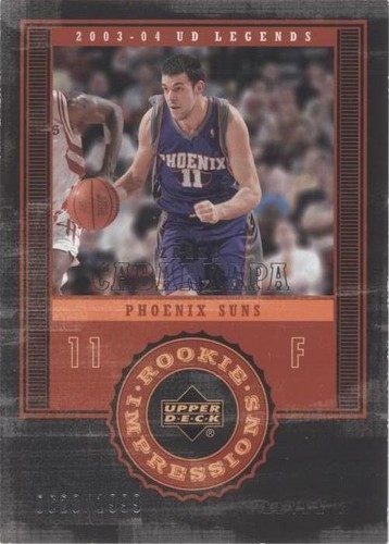 2003-04 Upper Deck UD Legends - Zarko Cabarkapa #100