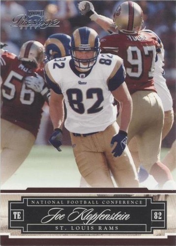 2007 Playoff Prestige Joe Klopfenstein #135