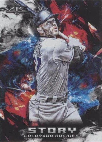 2018 Topps Fire - Trevor Story #54