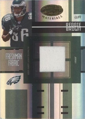 2005 Leaf Certified Materials Reggie Brown #FF-220