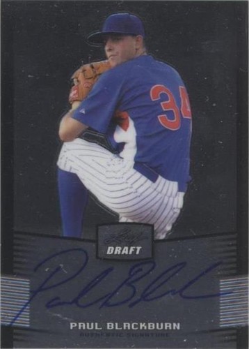2012 Leaf Metal Draft - Paul Blackburn #BA-PB1