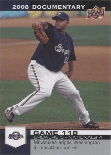 2008 Upper Deck Documentary - C.C. Sabathia #3498
