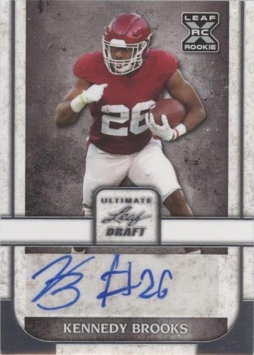 2022 Leaf Ultimate Draft Kennedy Brooks #BA-KB1