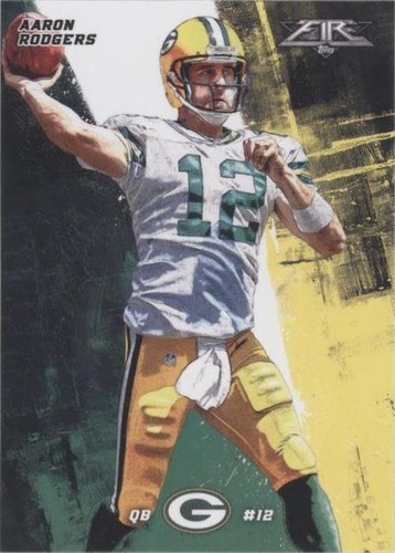 2015 Topps Fire Aaron Rodgers #3
